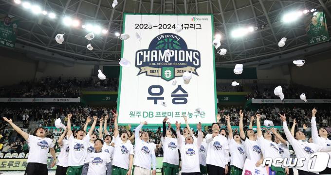 [사진] 원주 DB, 6년 만의 우승