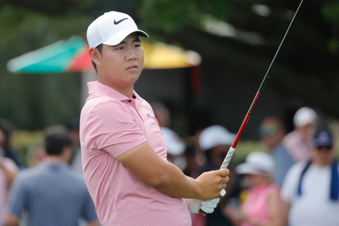 김주형이 고열 때문에 PGA 투어 플레이어스 챔피언십 1라운드 도중 기권했다. /사진= 로이터