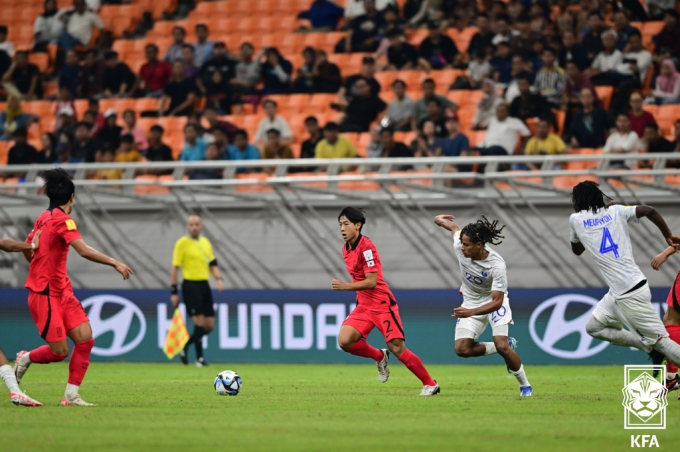 FIFA가 U-17 월드컵을 2025년부터 매년 열기로 했다. 사진은 지난해 U-17 월드컵 조별예선 2차전 한국과 프랑스의 경기 모습. /사진= 대한축구협회