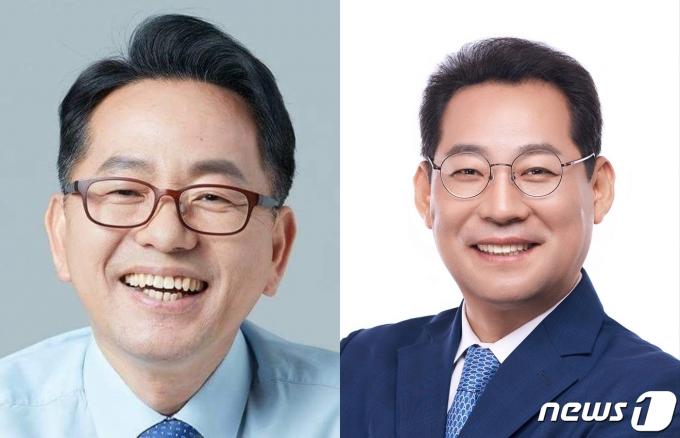 왼쪽부터 김문수 당대표 특보와 손훈모 변호사. ⓒ News1 김동수 기자