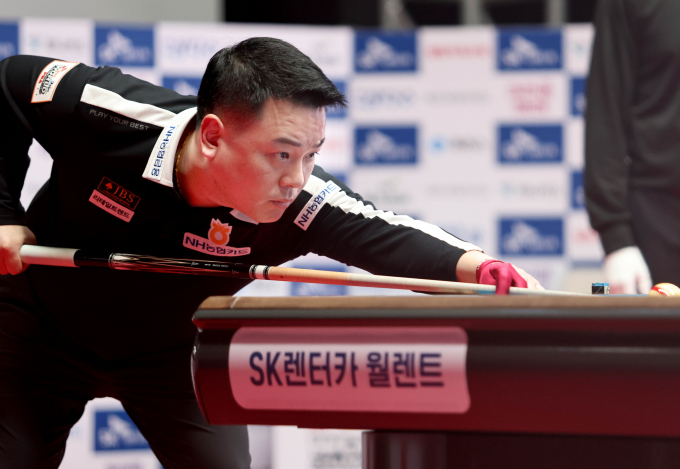 디펜딩챔피언 조재호가 'SK렌터카 제주특별자치도 PBA-LPBA 챔피언십 2024' PBA 준결승에 진출했다. /사진=PBA 제공