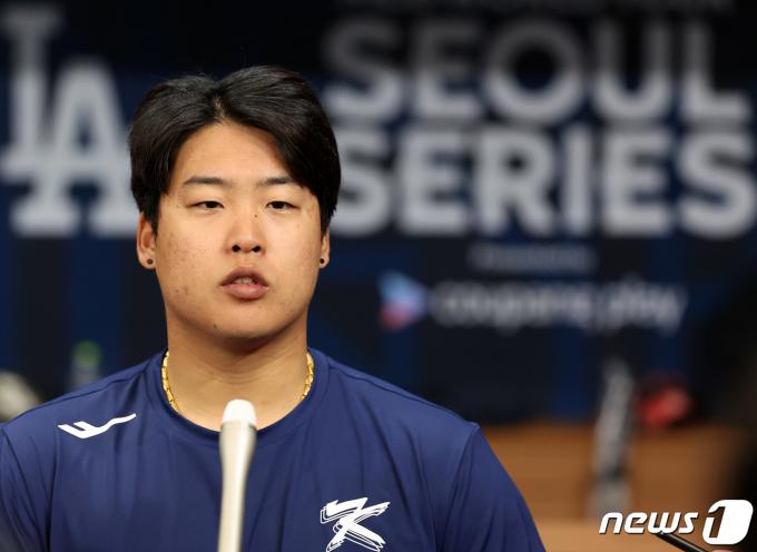[사진] 강백호, 좋은 경기 펼칠게요