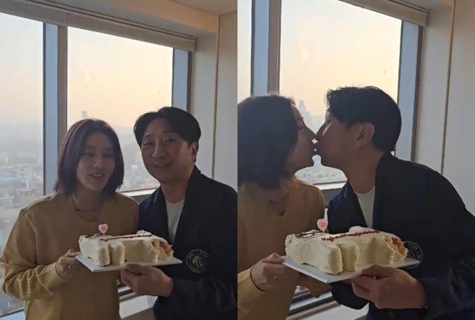 손담비와 이규혁(손담비 SNS)