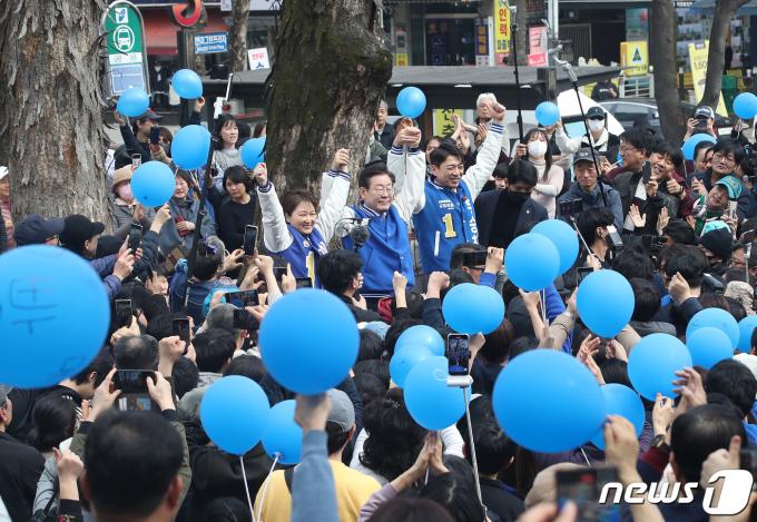 [사진] 용인 찾은 이재명 대표