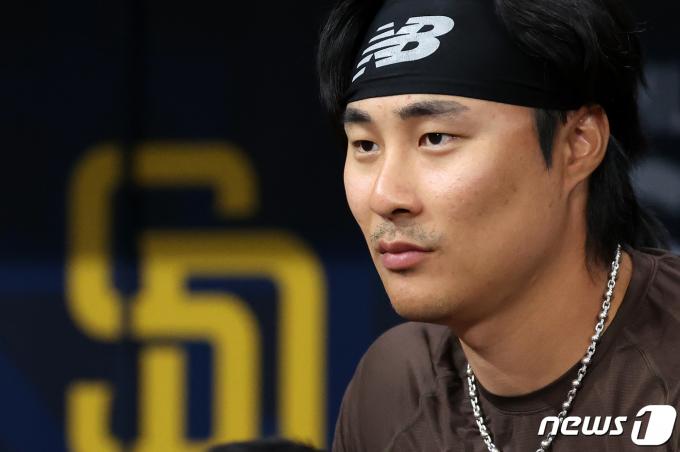 [사진] 김하성, 날카로운 눈빛
