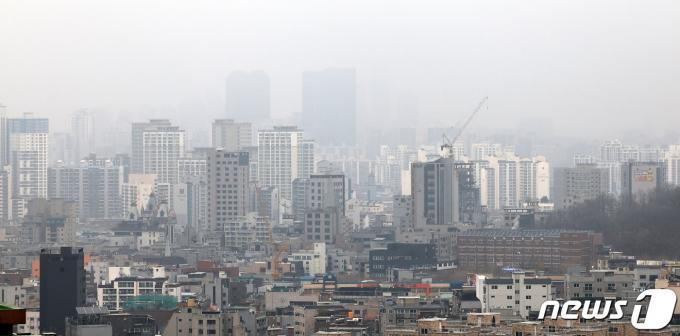 [사진] 오늘 미세먼지 농도 '나쁨'