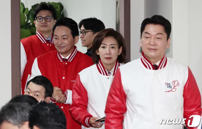 [사진] 국민의힘 중앙선거대책위 첫 회의