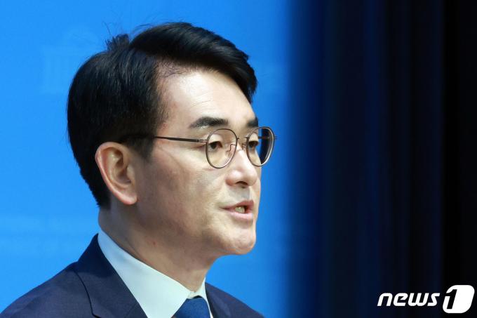 [사진] '강북을' 경선 재도전 박용진 