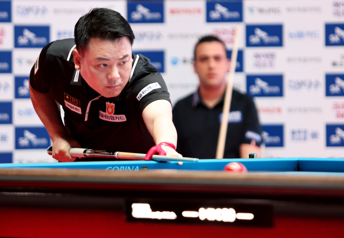 조재호가 다비드 사파타를 꺾고 'SK렌터카 제주특별자치도 PBA-LPBA 월드 챔피언십 2024' PBA 우승을 차지했다. /사진=PBA 제공