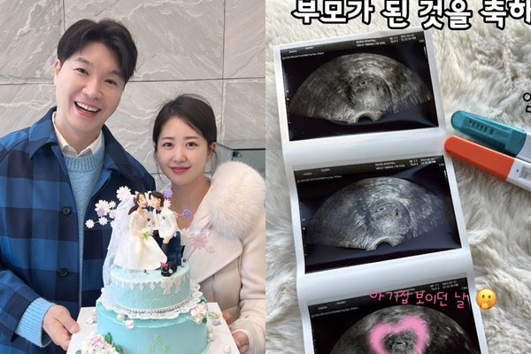 방송인 박수홍, 김다예 부부가 부모가 된다. /사진=박수홍 유튜브, 김다예 인스타그램