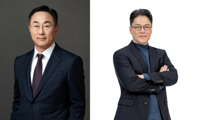 박병무 엔씨소프트 공동대표 내정자(왼쪽)와 김병규 넷마블 신임 대표 내정자. /사진=각사