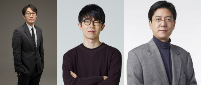 (왼쪽부터) 이정헌 넥슨 일본법인 신임 대표, 강대현·김정욱 넥슨코리아 공동대표 내정자/사진=넥슨
