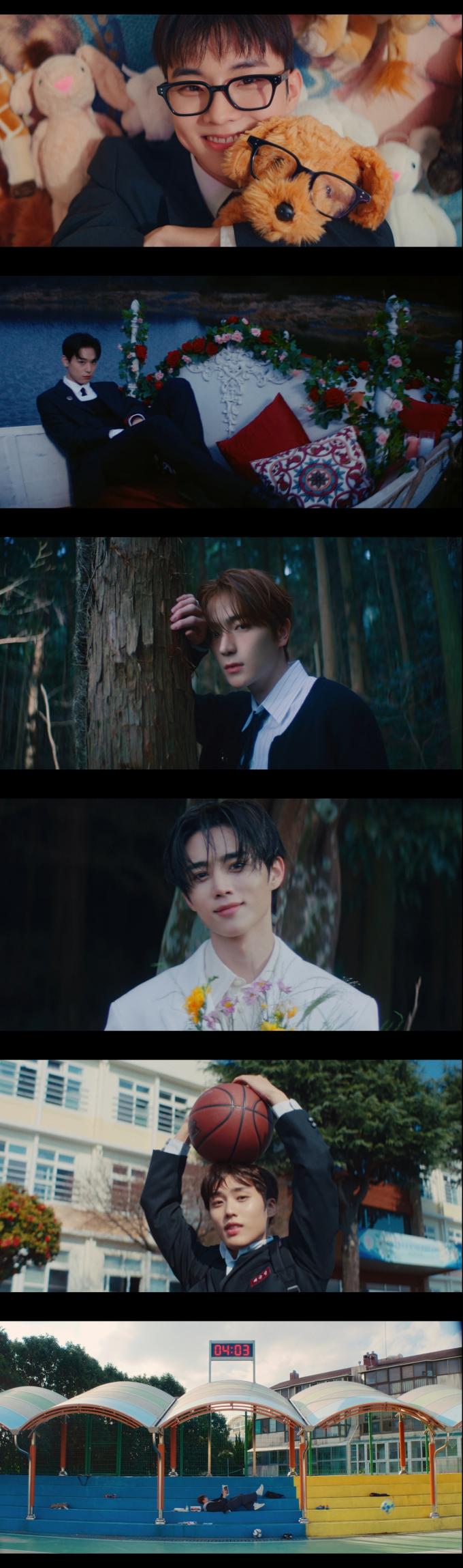 더보이즈 '넥타' 뮤직비디오 영상 갈무리