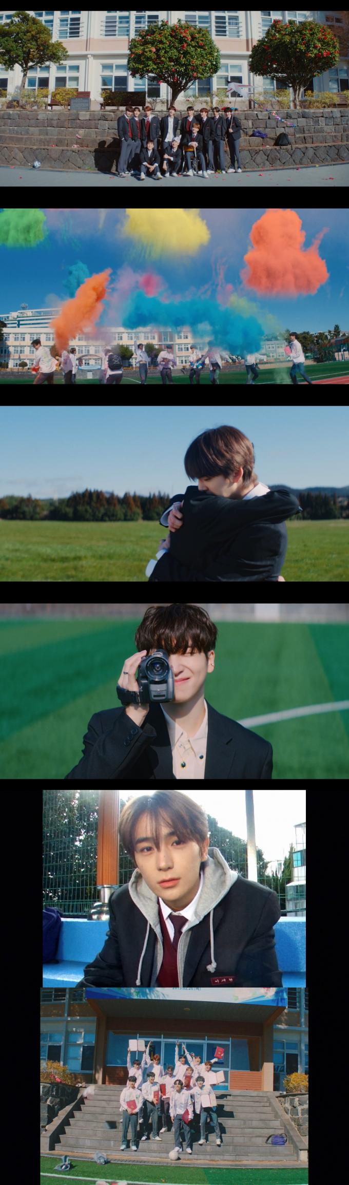 더보이즈 '넥타' 뮤직비디오 영상 갈무리