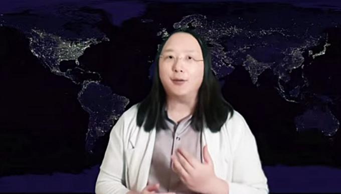 오드리 탕(탕펑) 대만 행정원 디지털 담당 정무위원.(민주주의 정상회의 영상 갈무리)