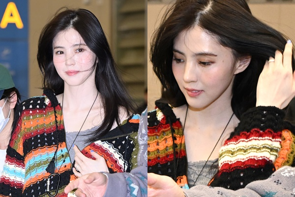 류준열과 열애를 인정한 배우 한소희(29)가 지난 18일 미국 하와이 여행을 마친 뒤 귀국했다. /사진=뉴스1