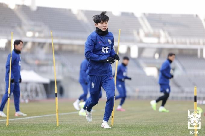 [사진] A매치 데뷔 앞둔 정호연