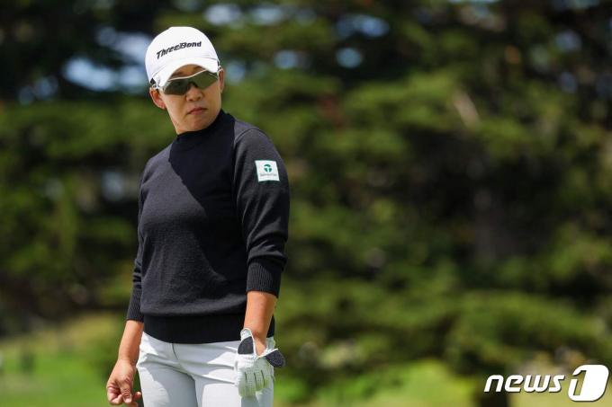박세리 챔피언십에서 우승을 노리는 '세리 키즈' 신지애. ⓒ AFP=뉴스1
