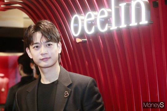 그룹 샤이니 민호 측이 일본 예능 프로그램 출연에 대한 입장을 밝혔다. 사진은 지난해 2월 서울 중구 남대문로 롯데백화점 본점 에비뉴엘에서 열린 파인주얼리 키린(Qeelin) 국내 첫 부티크 오픈 셀럽 초청 포토콜에 참석한 그룹 샤이니 멤버 민호. /사진=임한별 기자