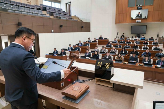용인특례시의회가 21일 제281회 임시회를 개회했다. / 사진제공=용인시의회 