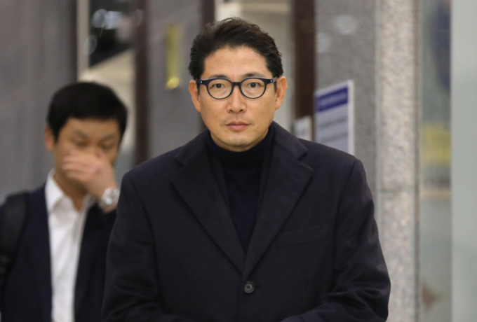 2019년 경찰 조사를 마친 조 회장. /사진=뉴스1