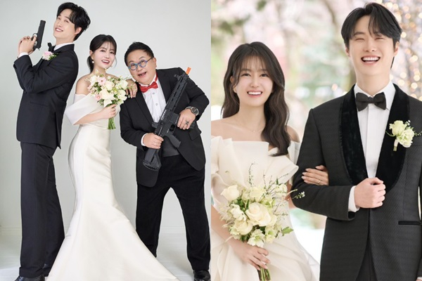 가수 원혁이 이수민과의 웨딩화보를 공개했다. /사진=원혁 인스타그램