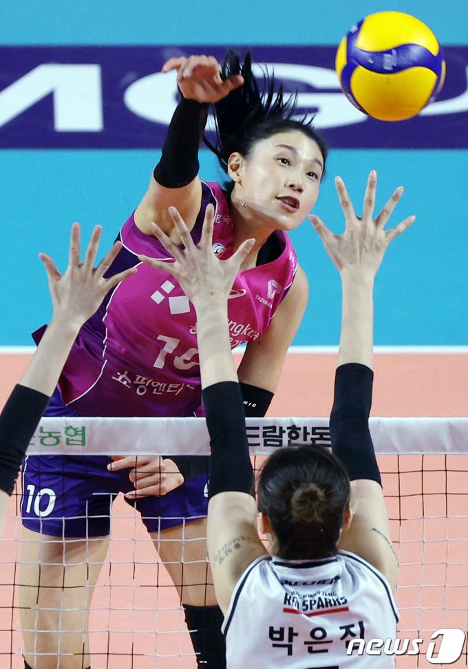[사진] 김연경 '질 수 없다'