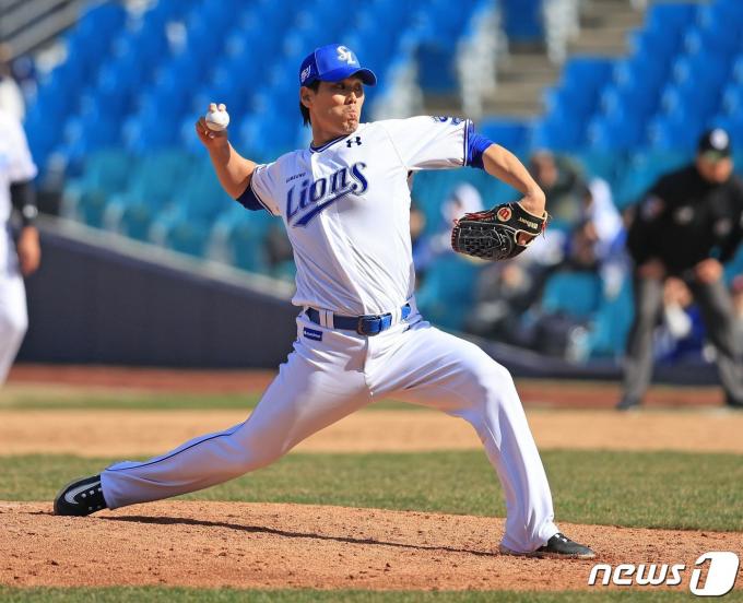 삼성 라이온즈 투수 김재윤. (삼성 제공)