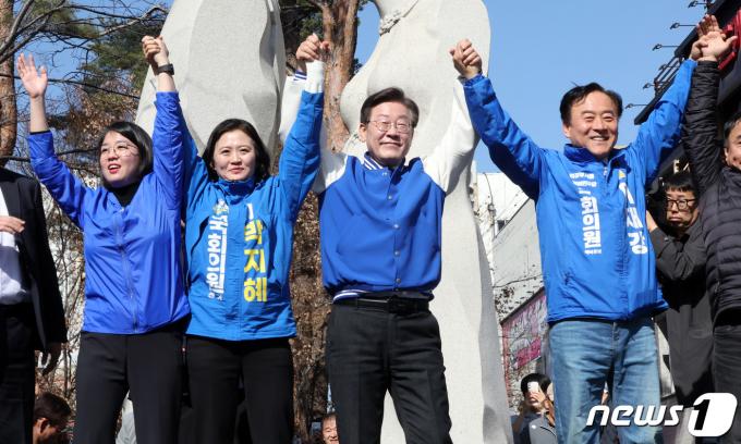 [사진] 의정부 지원 나선 이재명 더불어민주당 대표