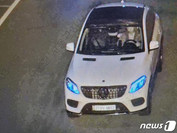 범인들이 탄 차량 (서울 광진경찰서 제공)