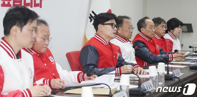 [사진] 국민의힘 중앙선거대책위원회의