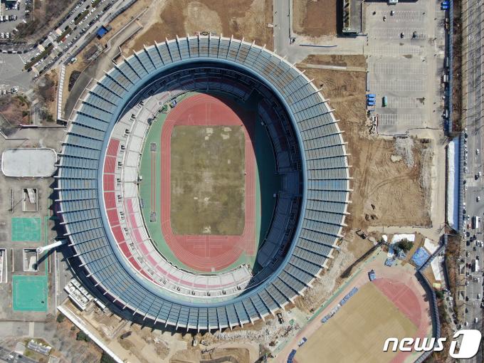 [사진] 잠실 올림픽주경기장, 88 서울올림픽 이후 40여년 만에 리모델링