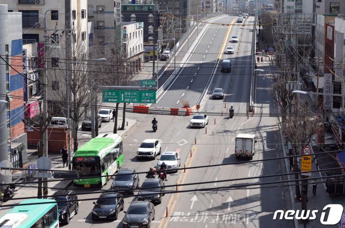 [사진] 개봉고가 25일 밤 10시 전면개통