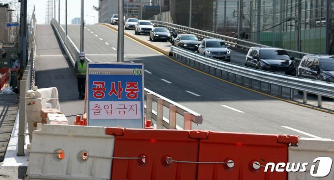 [사진] 서울시 개봉고가 25일 밤10시 전면 개통, 1등급으로 성능개선
