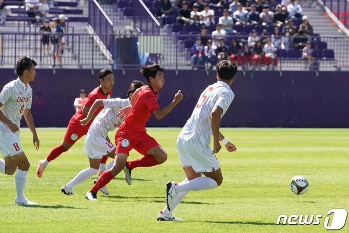 한국 대학 선발팀이 일본에 0-2로 졌다. (덴소코리아 제공)