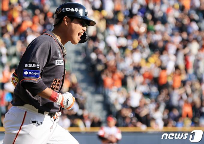 [사진] 포효하는 채은성