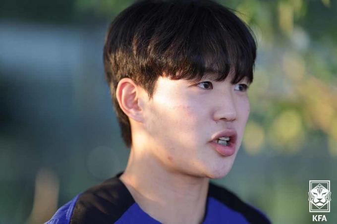 [사진] 태국전 각오 밝히는 하는 정호연