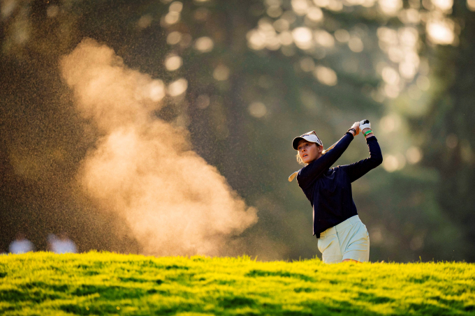 LPGA 투어 퍼힐스 박세리 챔피언십 정상에 오른 넬리 코다. /사진= 로이터