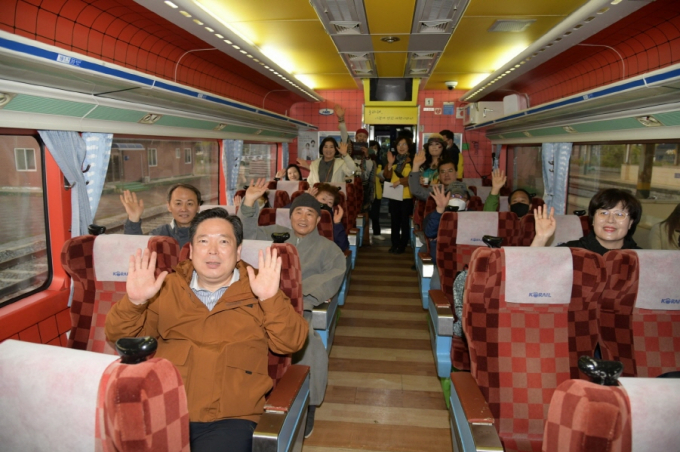 지난해 상반기 남구 통일열차 모습./사진=광주 남구청
