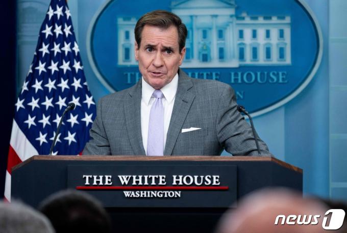 존 커비 백악관 NSC 국가안보소통보좌관. 2024.1.30 ⓒ AFP=뉴스1 ⓒ News1 우동명 기자