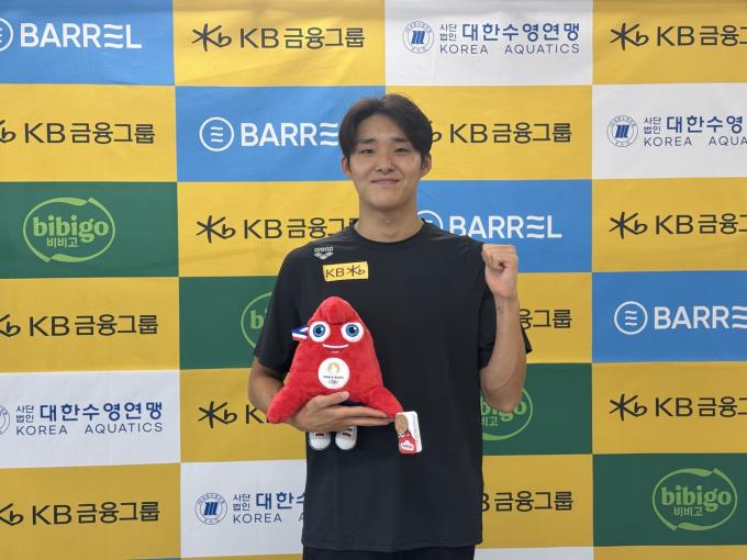 자유형 200m 파리 올림픽 본선행 티켓을 따낸 김우민(올댓스포츠 제공)