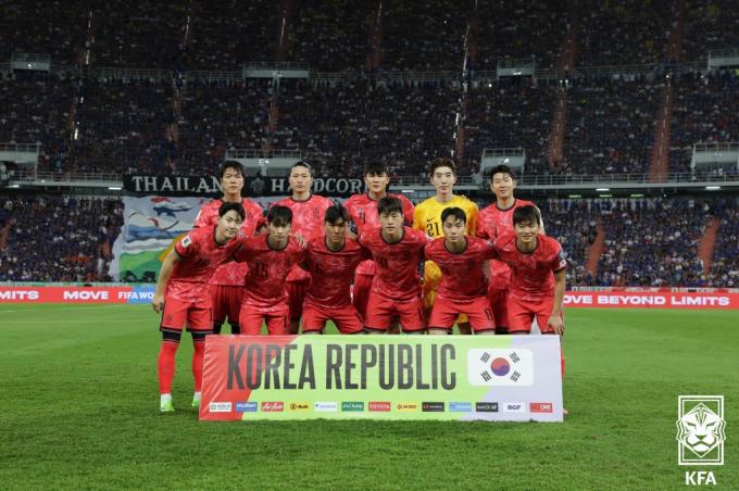 [사진] 한국, 태국전 베스트11