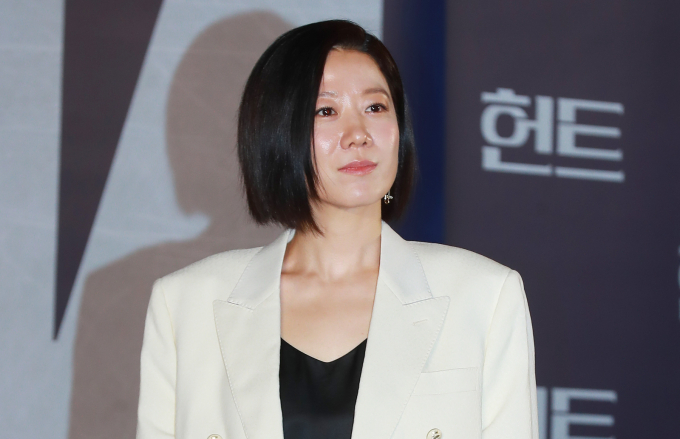 배우 전혜진이 시부상을 당했다는 소식이 전해졌다. 사진은 지난 2022년 7월 서울 성동구 메가박스 성수점에서 진행된 영화 '헌트'(감독 이정재) 제작발표회에 참석한 배우 전혜진. /사진=머니투데이 