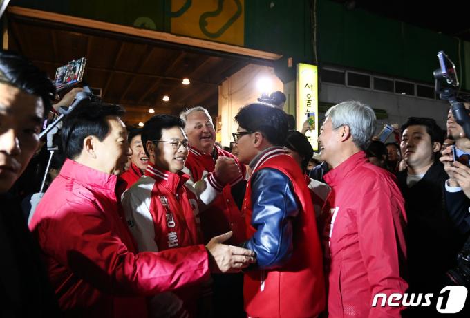 [사진] 송파에서 공식 선거운동 시작한 국민의힘