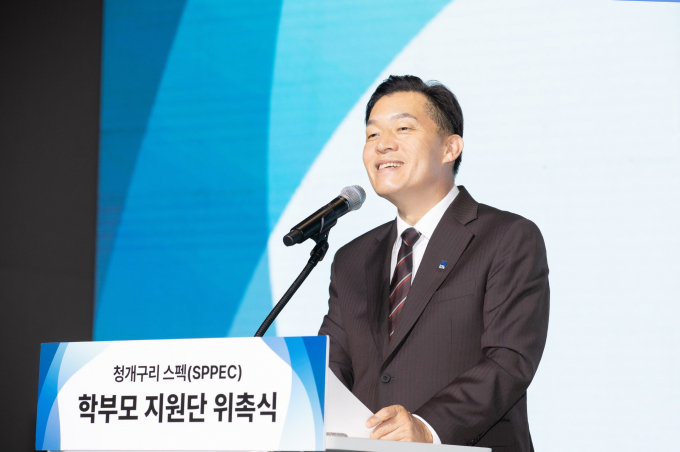 이재준 수원시장이 인사말을 하고 있다. / 사진제공=수원특례시