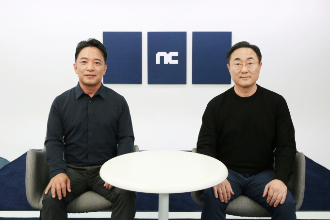 국내 게임사 엔씨소프트가 김택진·박병무 공동대표 체제에 돌입한다. 김택진 대표(왼쪽)와 박병무 대표. /사진=엔씨소프트