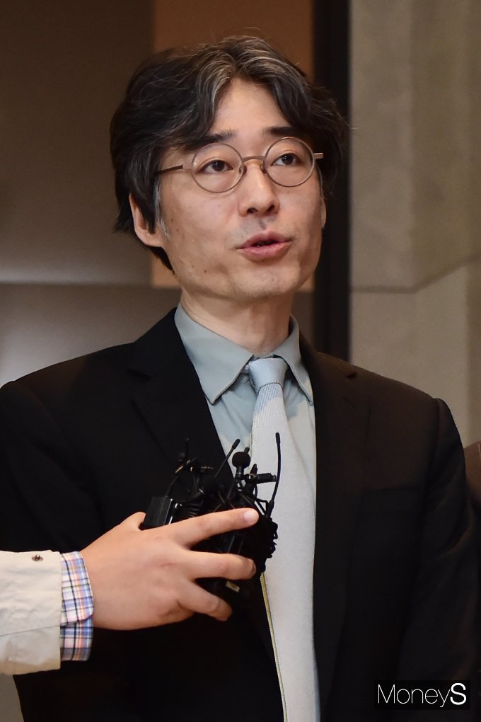 ▲ 소감전하는 임종윤 한미약품 사장