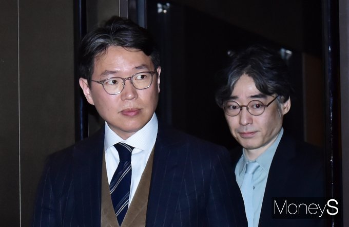 ▲ 차남 임종훈 사장(왼쪽)과 장남 임종윤 사장