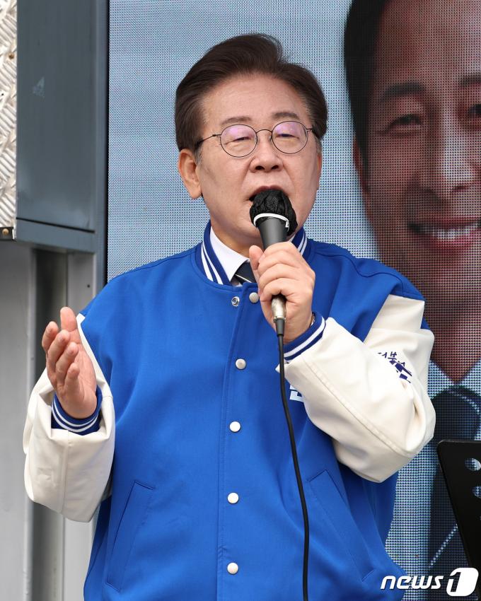[사진] 이재명 대표, '송파을' 송기호 지원사격'
