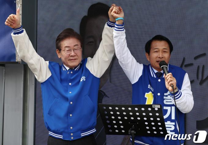 [사진] 이재명, 서울 송파 공략
